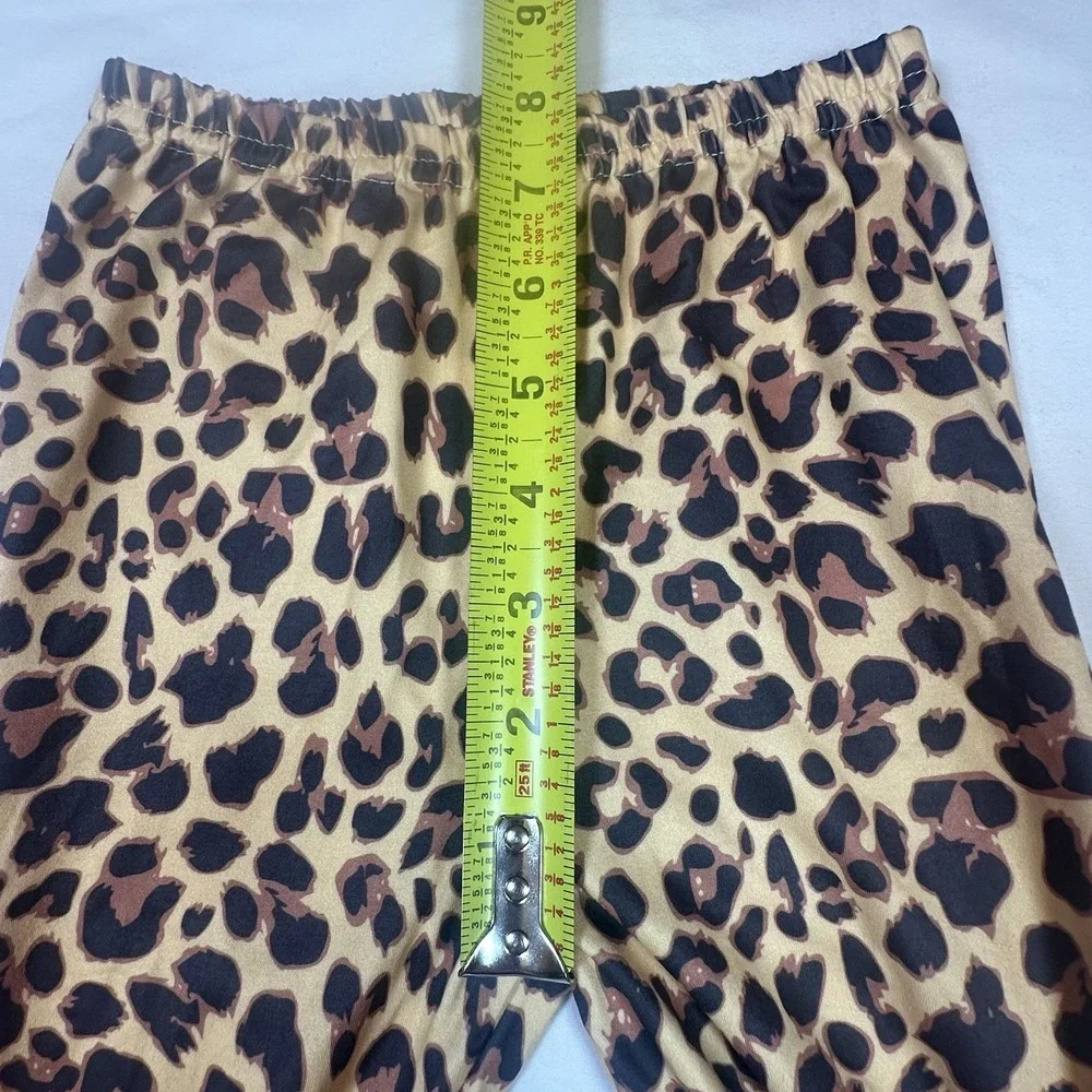Christmas Cheetah Santa Girls Unique Unbranded Outfit Boutique‎ 4T NEW